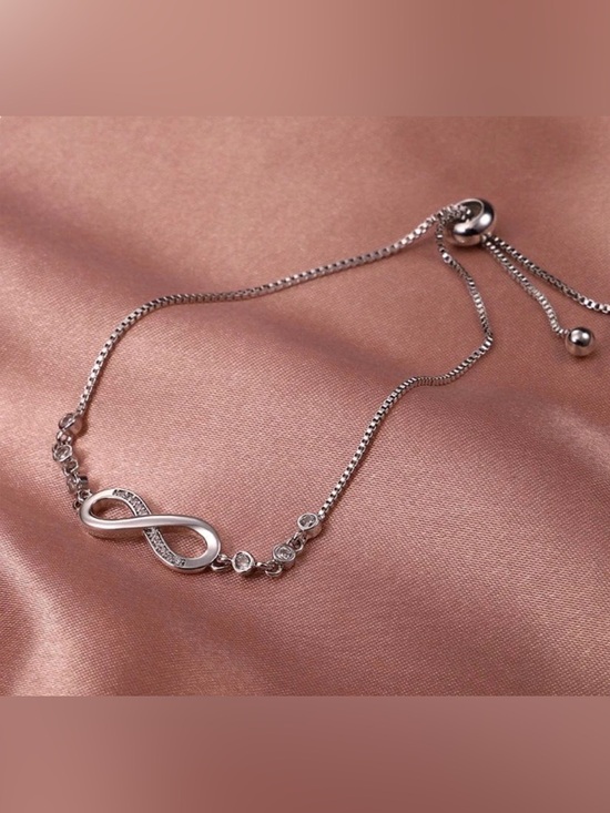 Anthropologie Jewelry - Silver Infinity Link Bracelet - Women